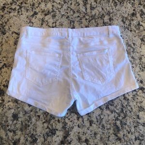 White denim shorts!